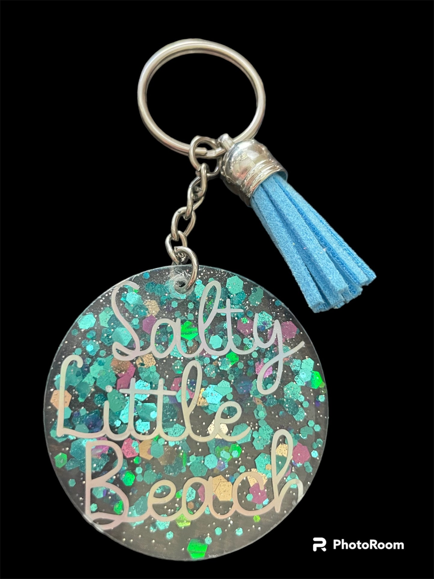 “Perfectly imperfect” keychain - salty little beach