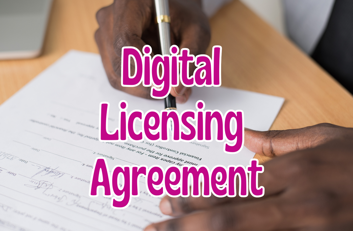 Digital Image use licensing Agreement (For buyers who plan to use the image on products to sell)