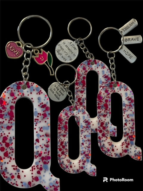 Keychain Charm - Add to any keychain for a fun finished look!