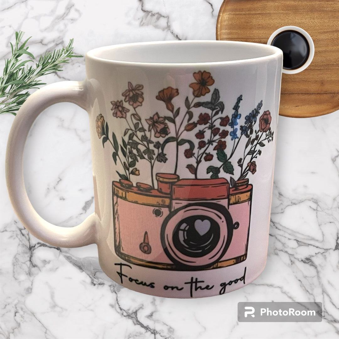 Ceramic mug "Focus on the good"