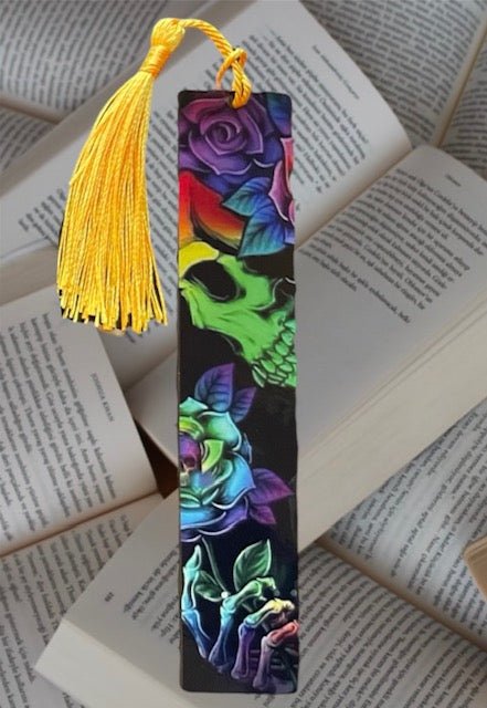 Bookmark "Skull and Rose" - Crazy and Cute Crafts